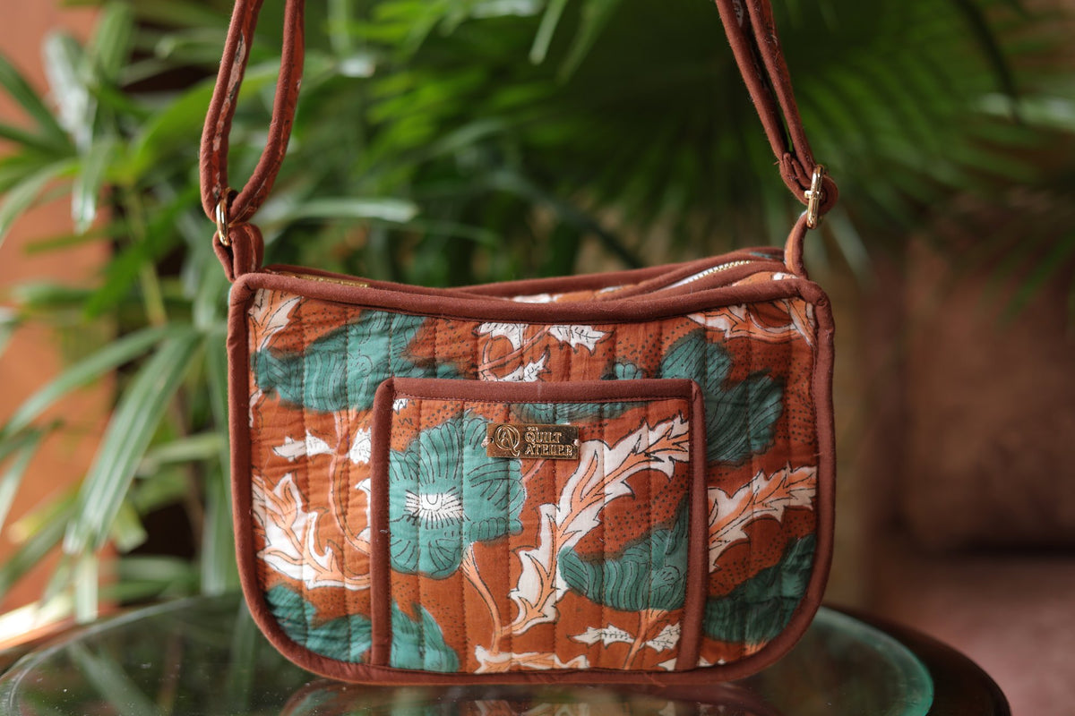 Gilli Mitti Gen-Z Bag — hand block printed quilted bag