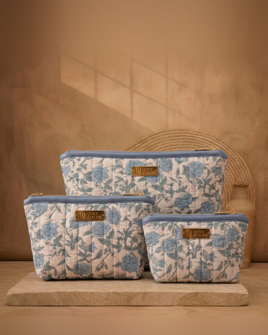 Neel Bagh Pouches, Set of 3 — studio photo