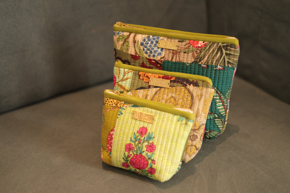 Van Vihar Pouches, Set of 3 — detail