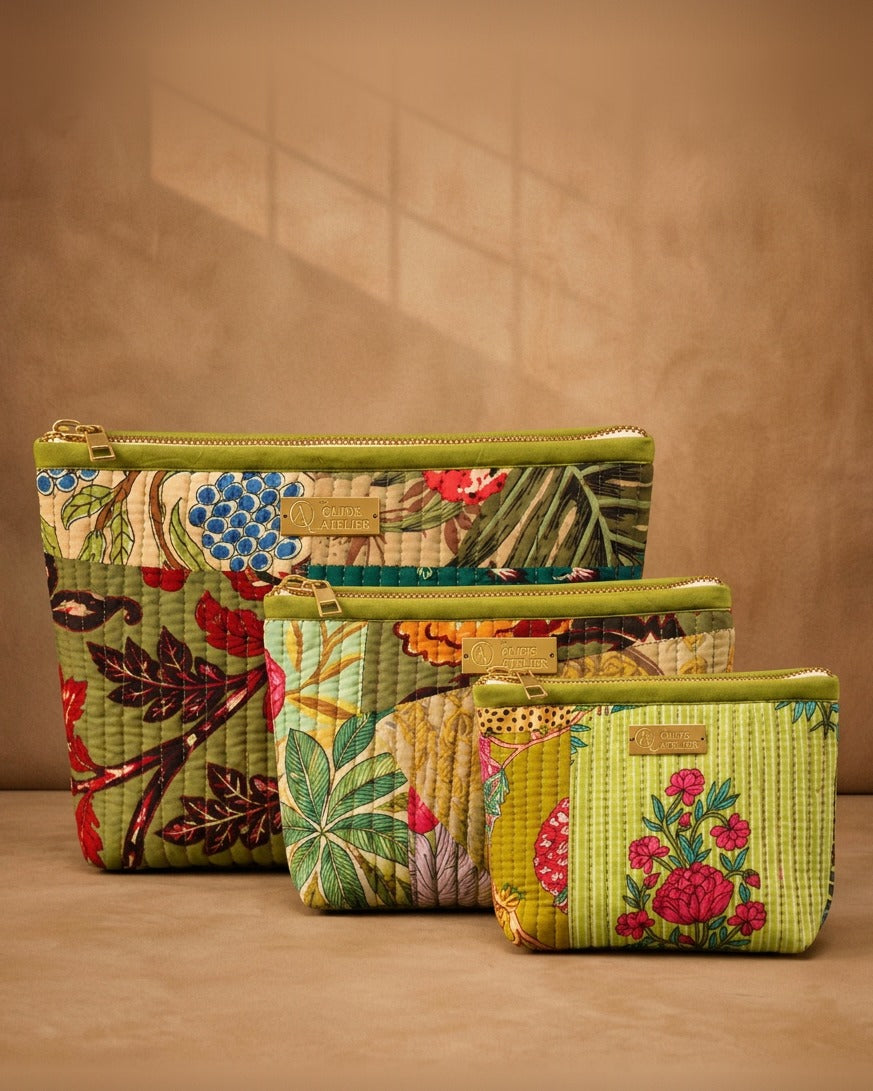Van Vihar Pouches, Set of 3 — studio photo